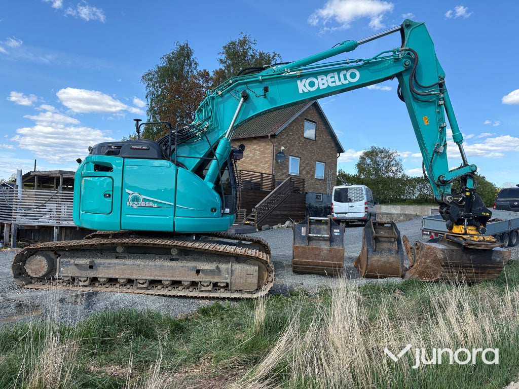 Grävmaskin - Kobelco, SK270SRLC-5E, Med tillbehör