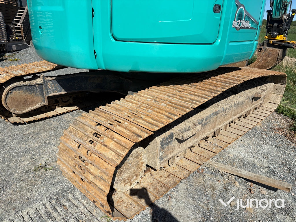 Grävmaskin - Kobelco, SK270SRLC-5E, Med tillbehör
