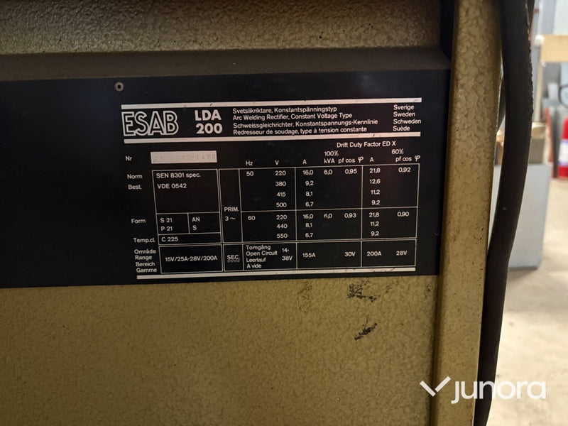 Migsvets - Esab, A10