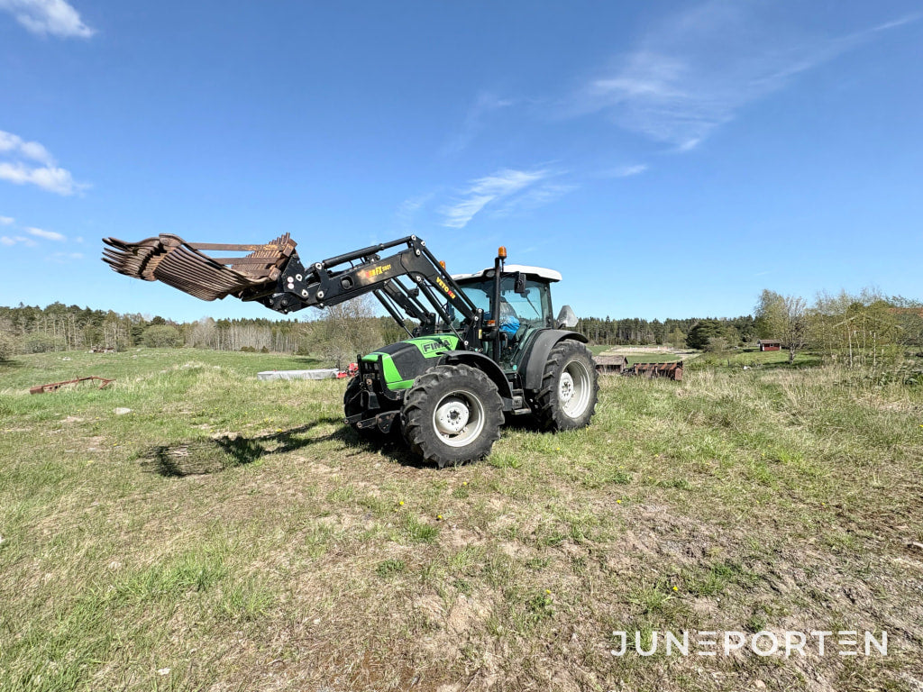 Traktor Deutz Fahr Agrofarm 430TTV med frontlastare