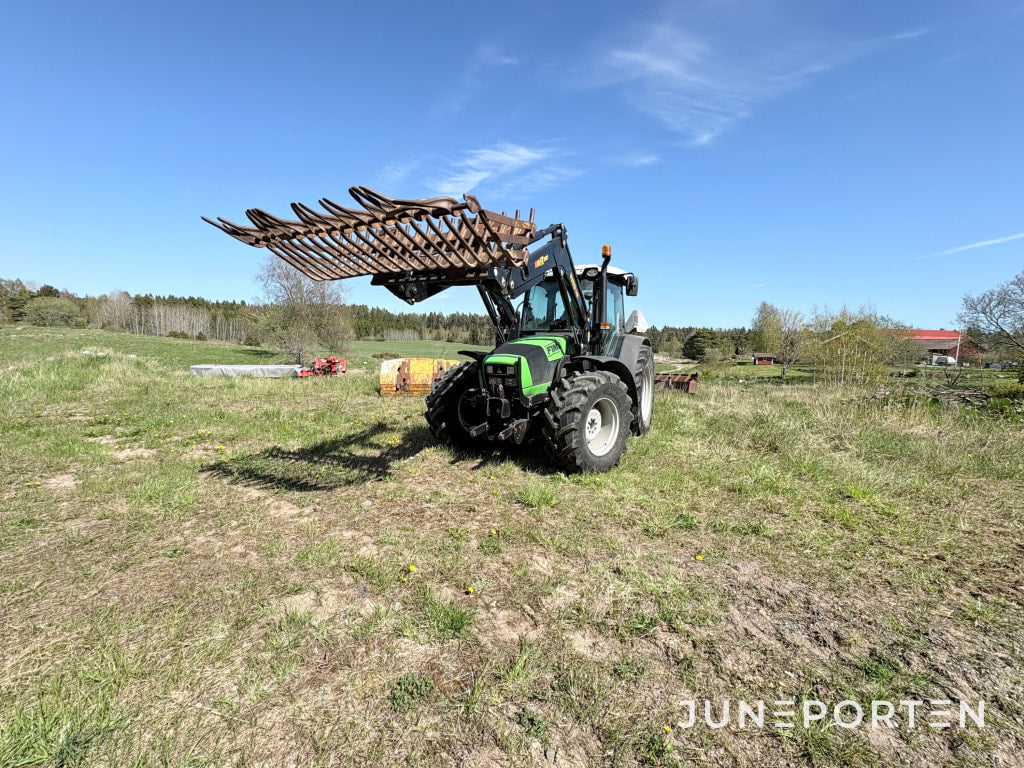 Traktor Deutz Fahr Agrofarm 430TTV med frontlastare