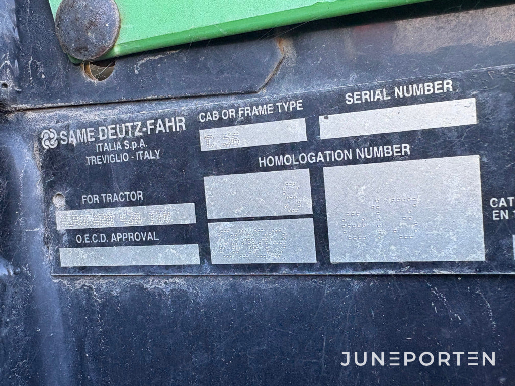 Traktor Deutz Fahr Agrofarm 430TTV med frontlastare