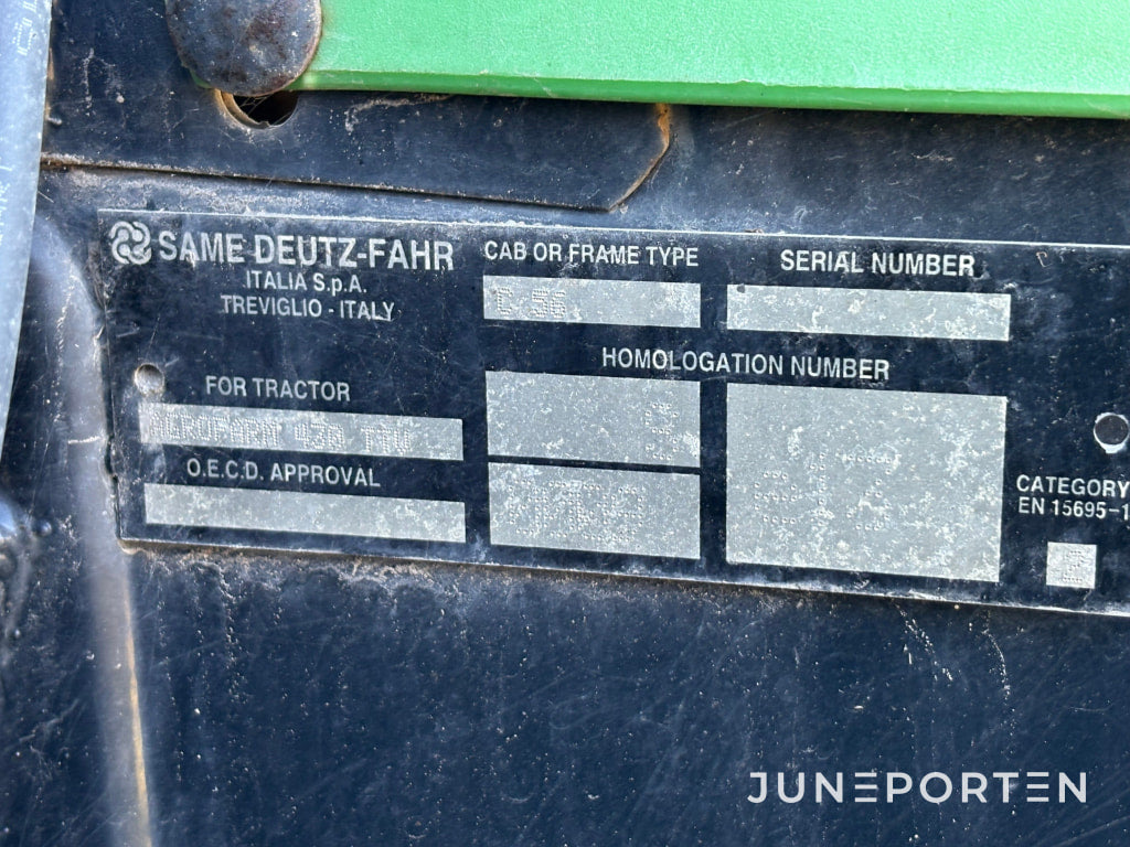 Traktor Deutz Fahr Agrofarm 430TTV med frontlastare