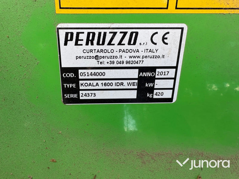 Slaghack med uppsamling Peruzzo Koala 1600 IDR. WEI