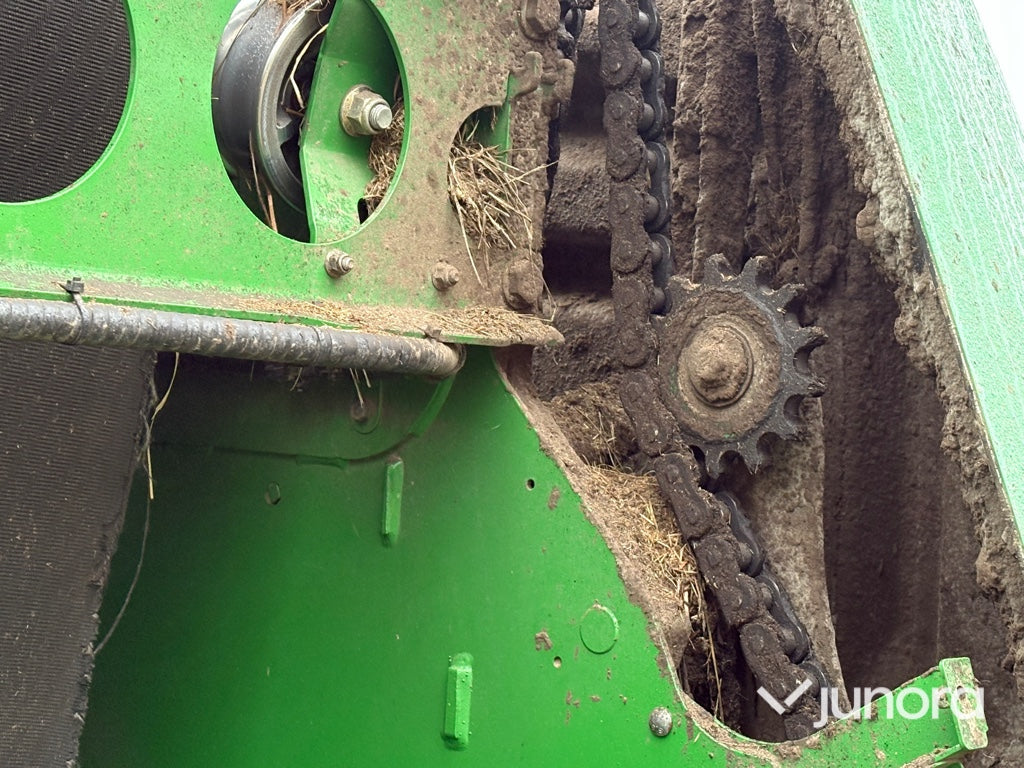 Rundbalspress + Inplastare - John Deere, Goweil G-990