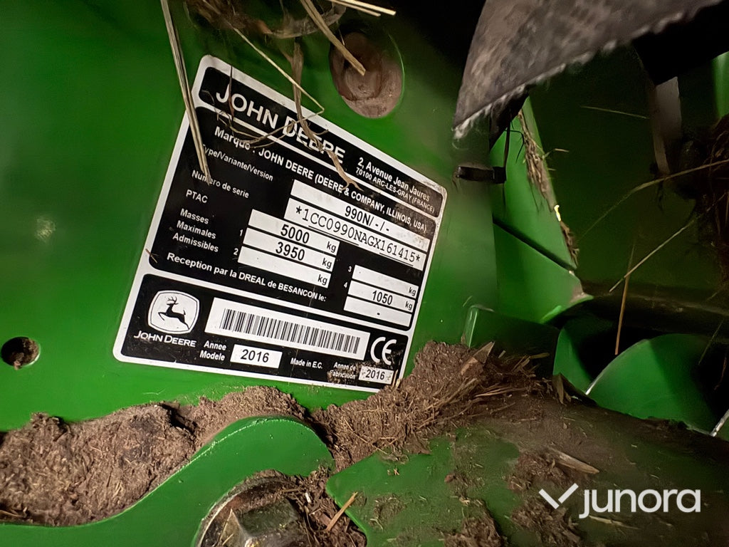 Rundbalspress + Inplastare - John Deere, Goweil G-990