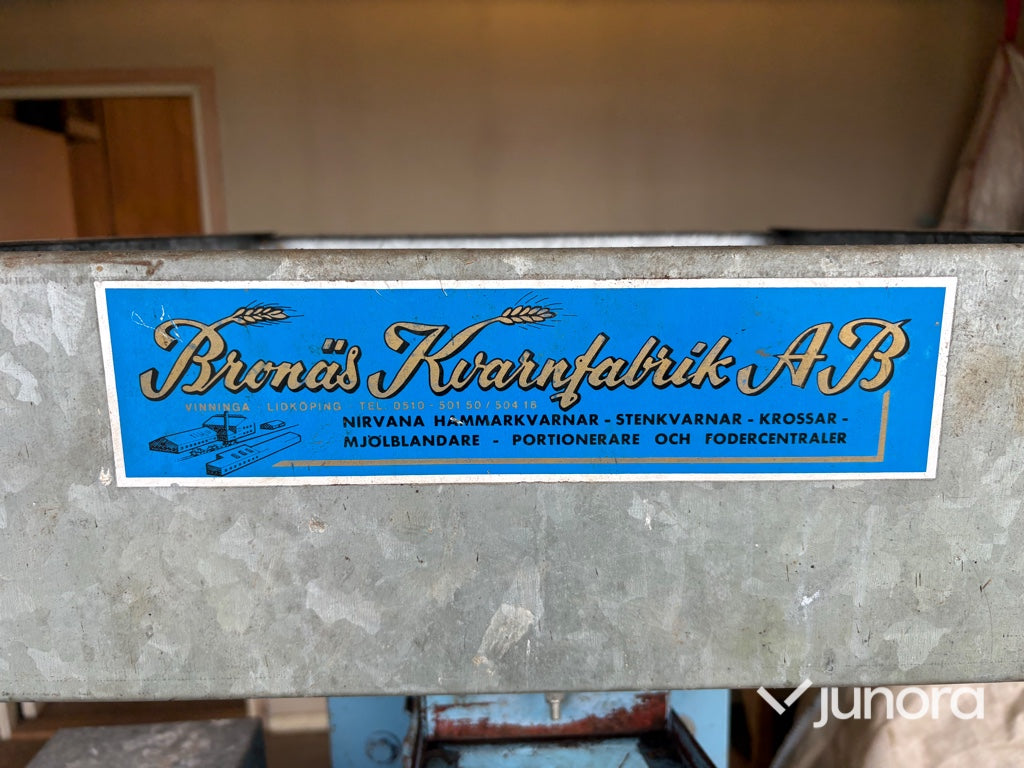 Spannmålskross Brons Kvarnfabrik K35 – 4 kW