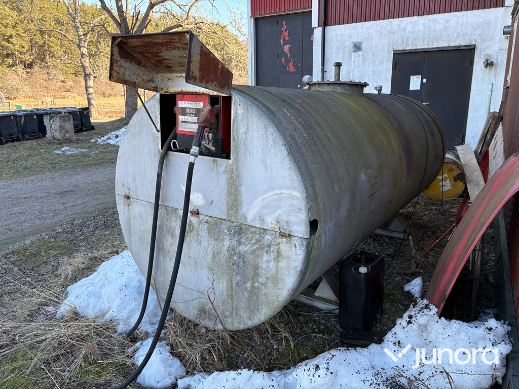 Dieseltank med pump - 5 m³