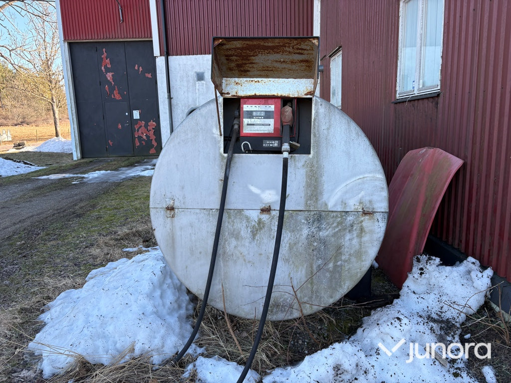 Dieseltank med pump - 5 m³