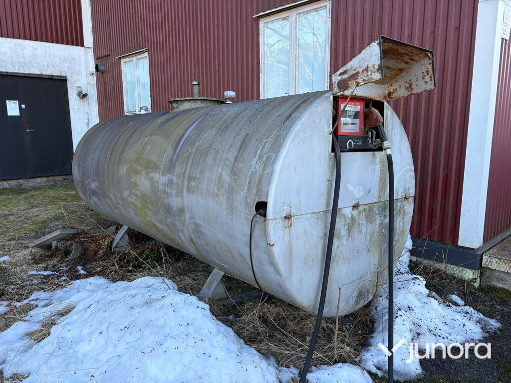 Dieseltank med pump - 5 m³