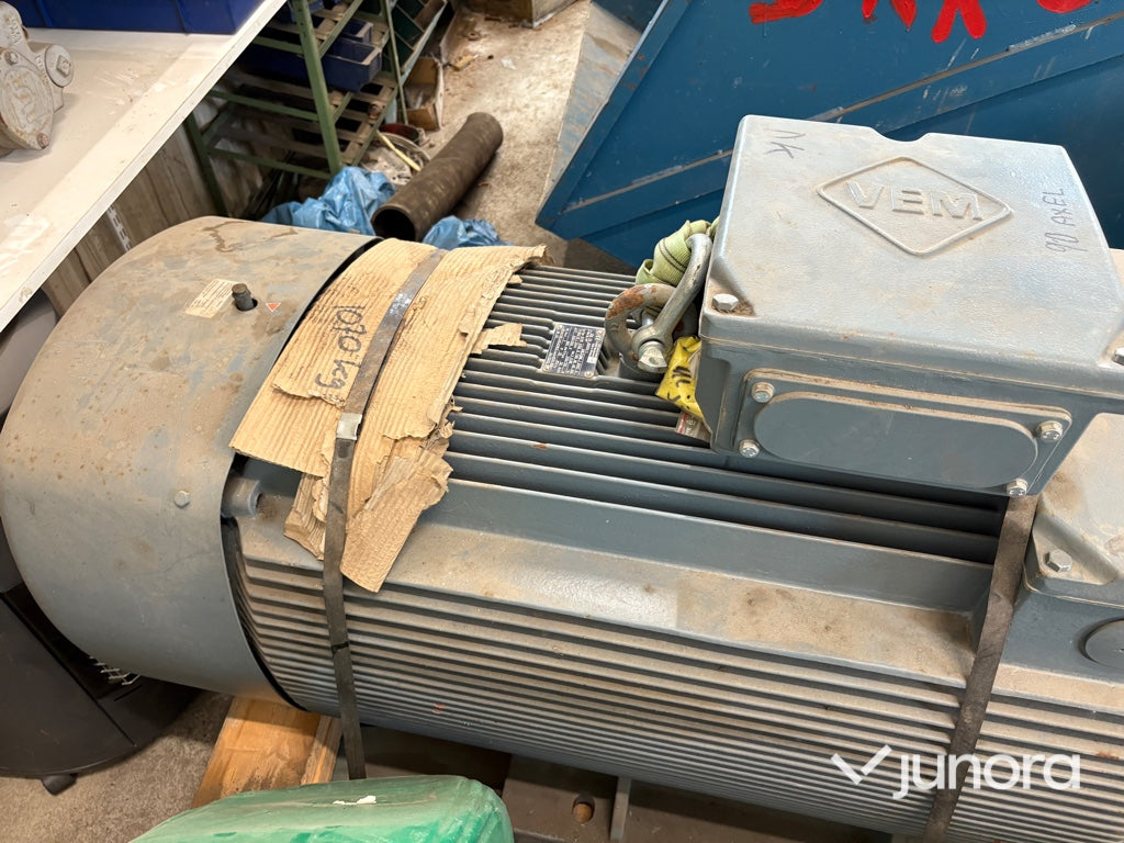 Fabriksny VEM Elmotor – 75 kW , 990 rpm