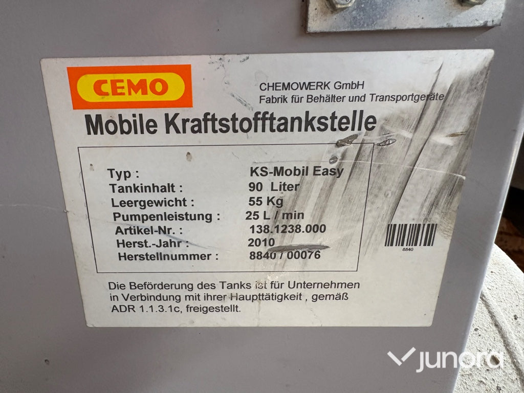 Flaktank - CEMO, KS-Mobil Easy