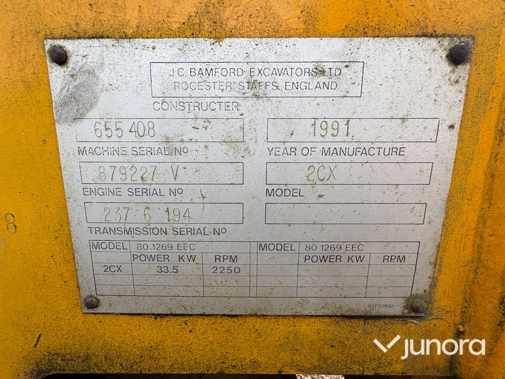 Traktorgrävare - JCB 2CX - 1991