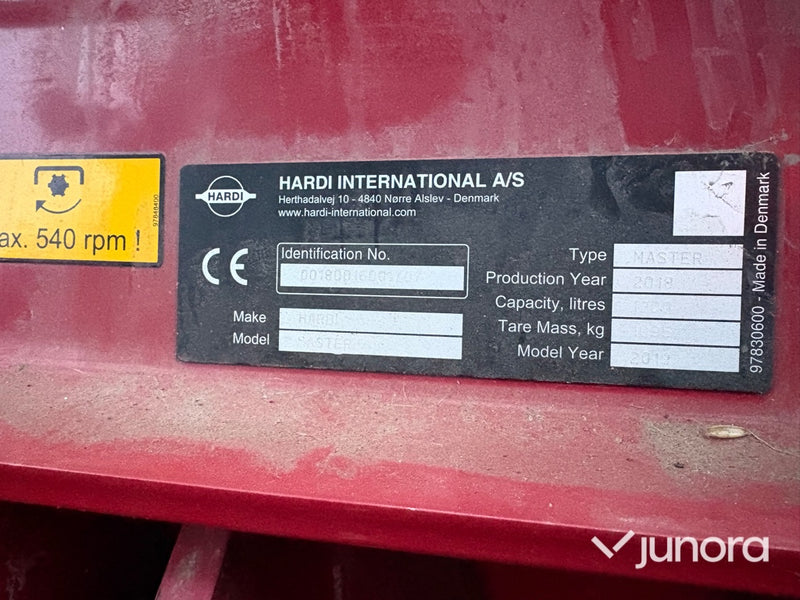 Växtskyddsspruta - Hardi Master Echo 1200