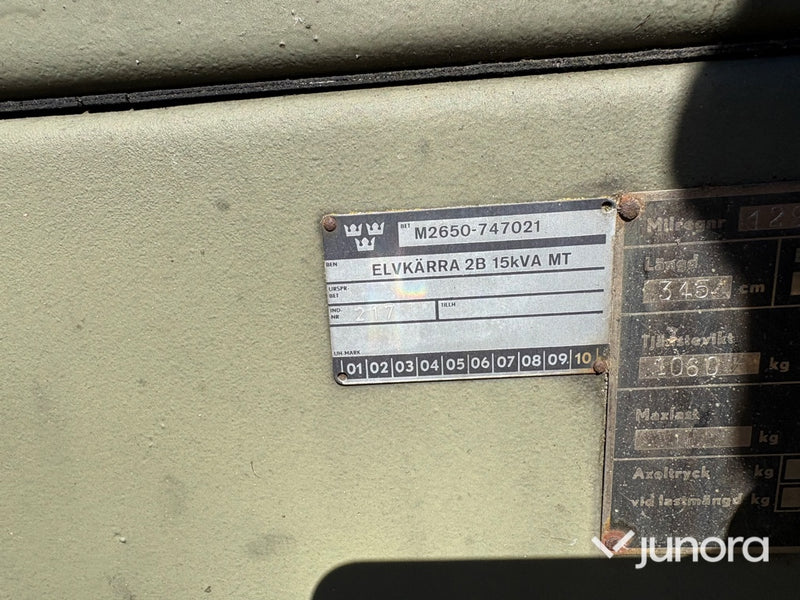 Elverk - Kalmar Mekaniska, Elvkärra 2B 15kVA MT