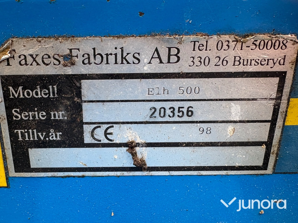 Faxes ELH 500, Elhydraulisk Vedklyv