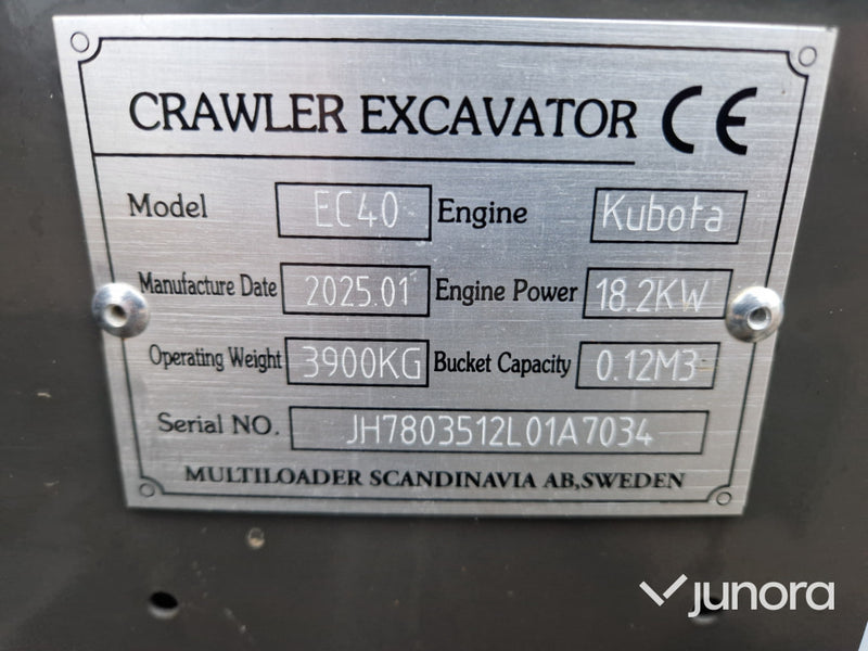 Grävmaskin - Multiloader, EC40