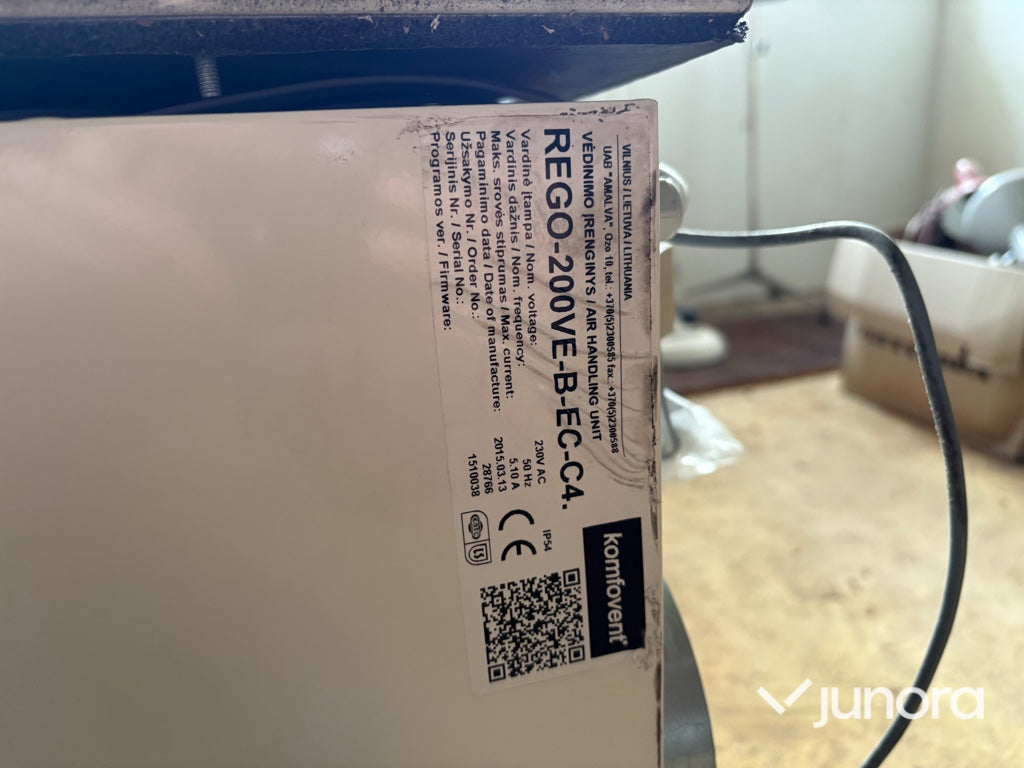 Ventilationsaggregat - Komfovent, Rego-200VE-B-EC-C4