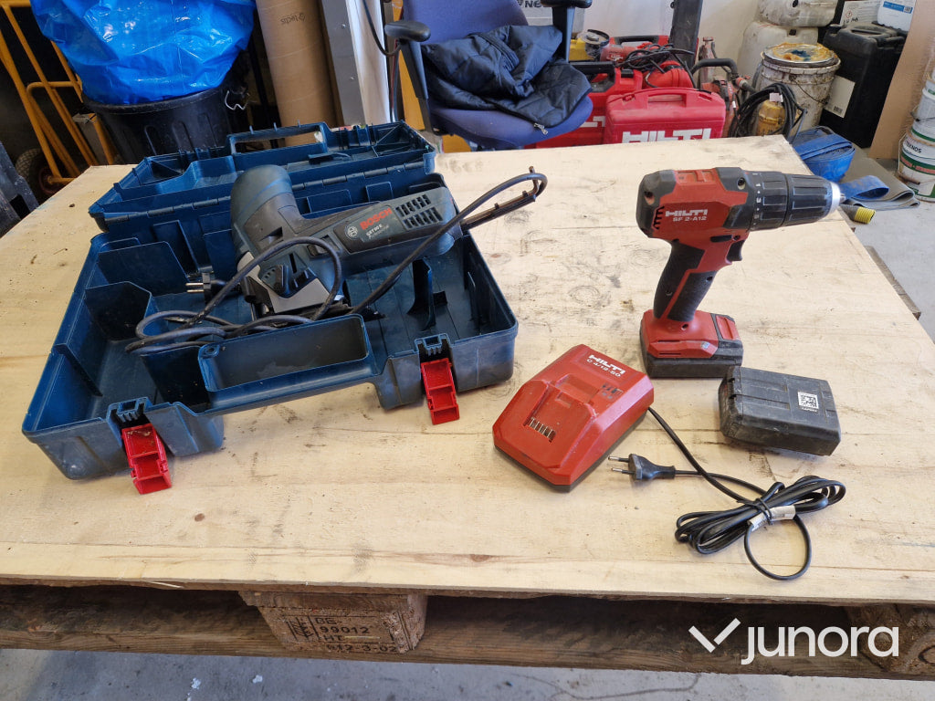 Hilti Skruvdragare & Bosch Sticksåg