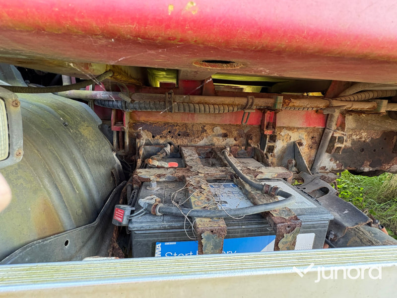Scania liftdumper flak med container