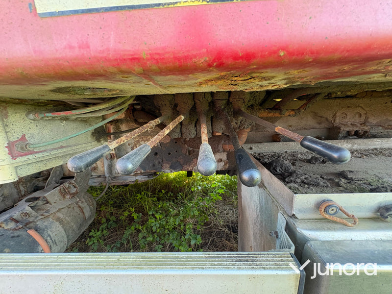 Scania liftdumper flak med container