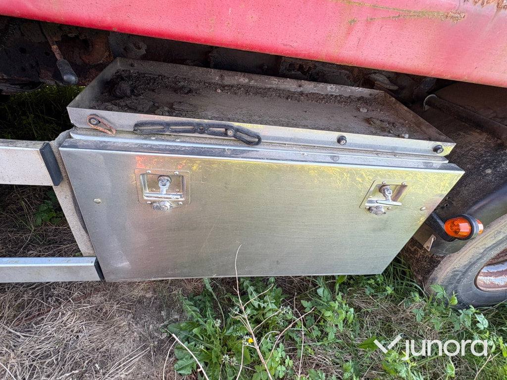 Scania liftdumper flak med container