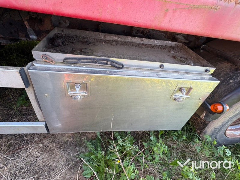 Scania liftdumper flak med container