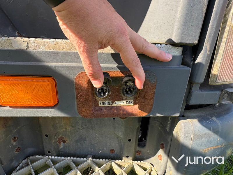Scania liftdumper flak med container