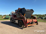 Scania liftdumper flak med container