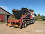 Scania liftdumper flak med container