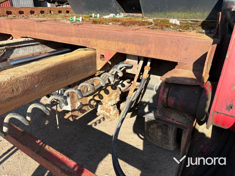 Scania liftdumper flak med container