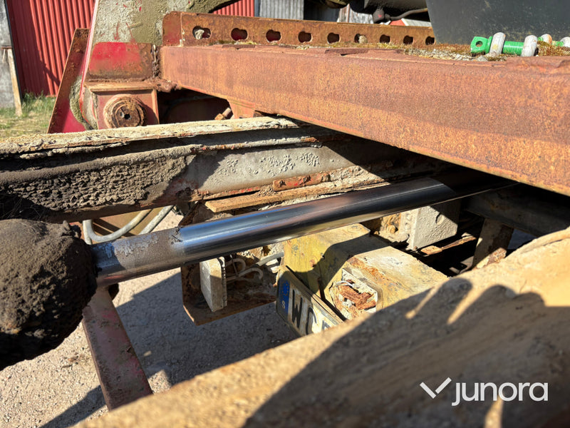 Scania liftdumper flak med container