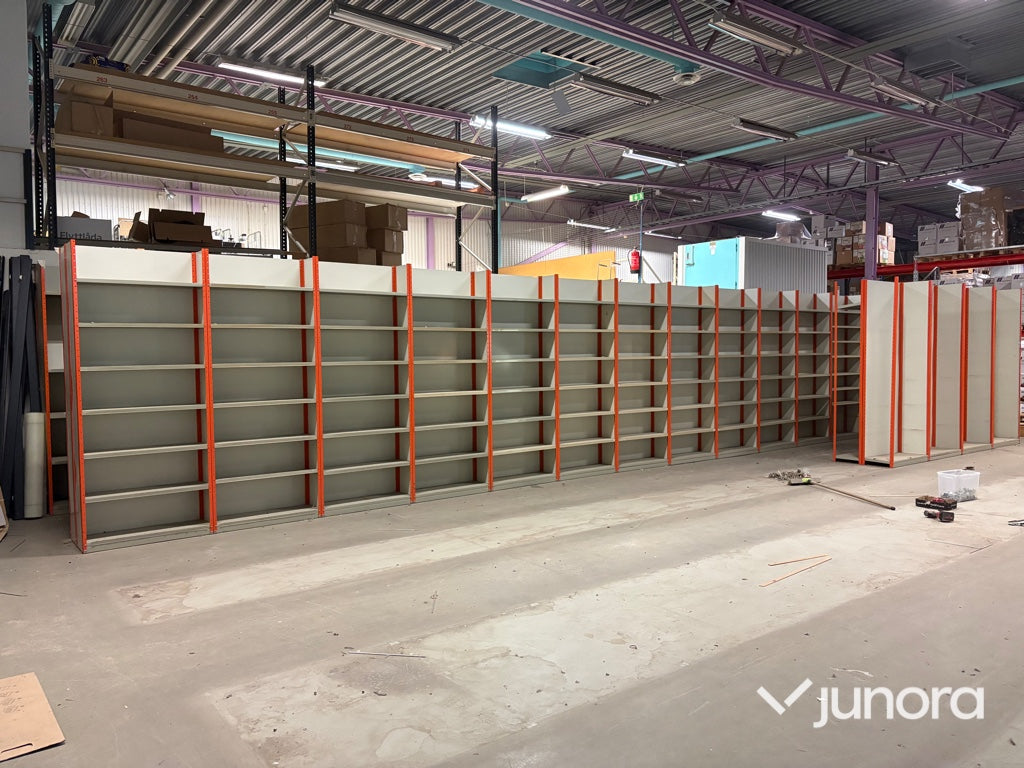 Hyllsystem med entresol – Lagerinredning 240 m²