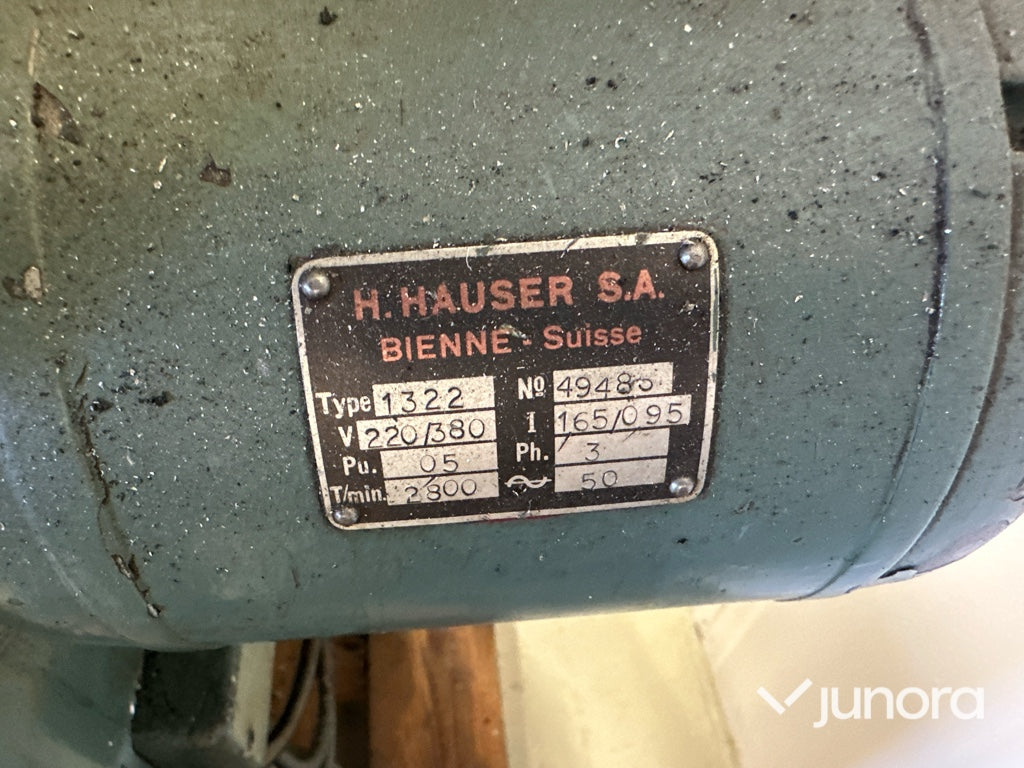 Jiggborrmaskin Hauser