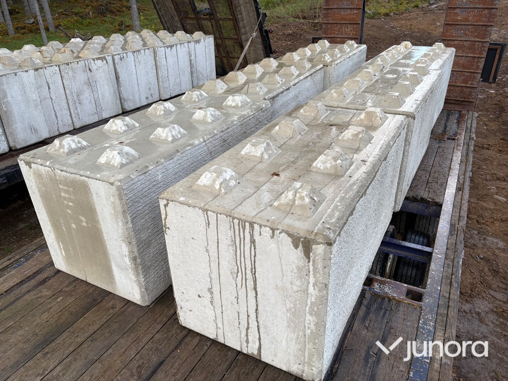 Betonglego - 160x80x80 cm, 6st