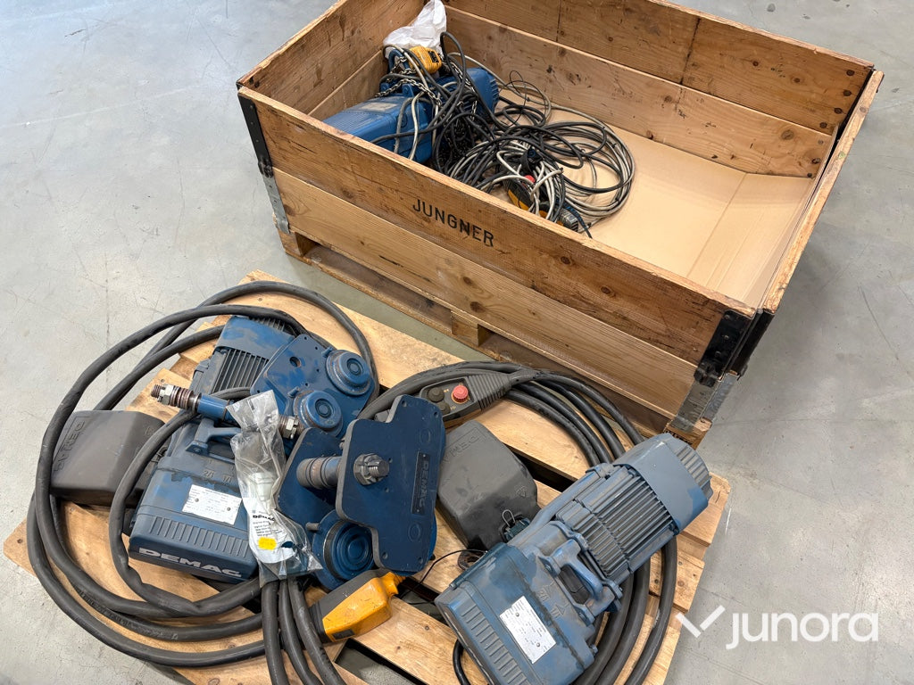 Kättingtelfrar - Demag, 250/500 kg, 3st