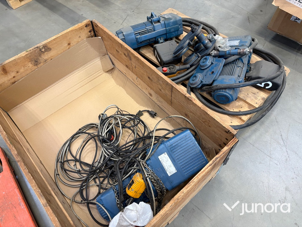 Kättingtelfrar - Demag, 250/500 kg, 3st