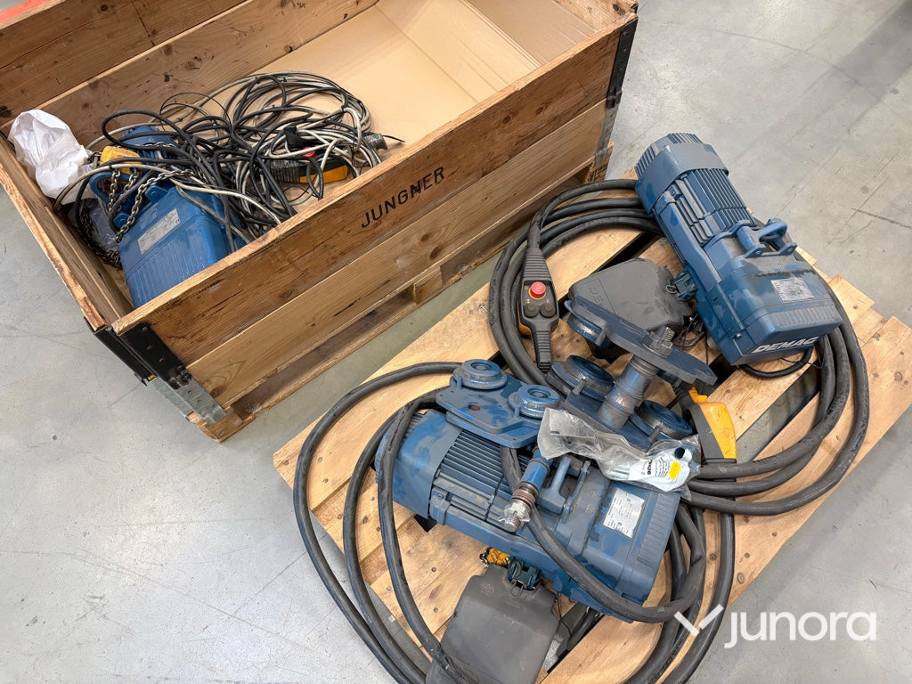 Kättingtelfrar - Demag, 250/500 kg, 3st