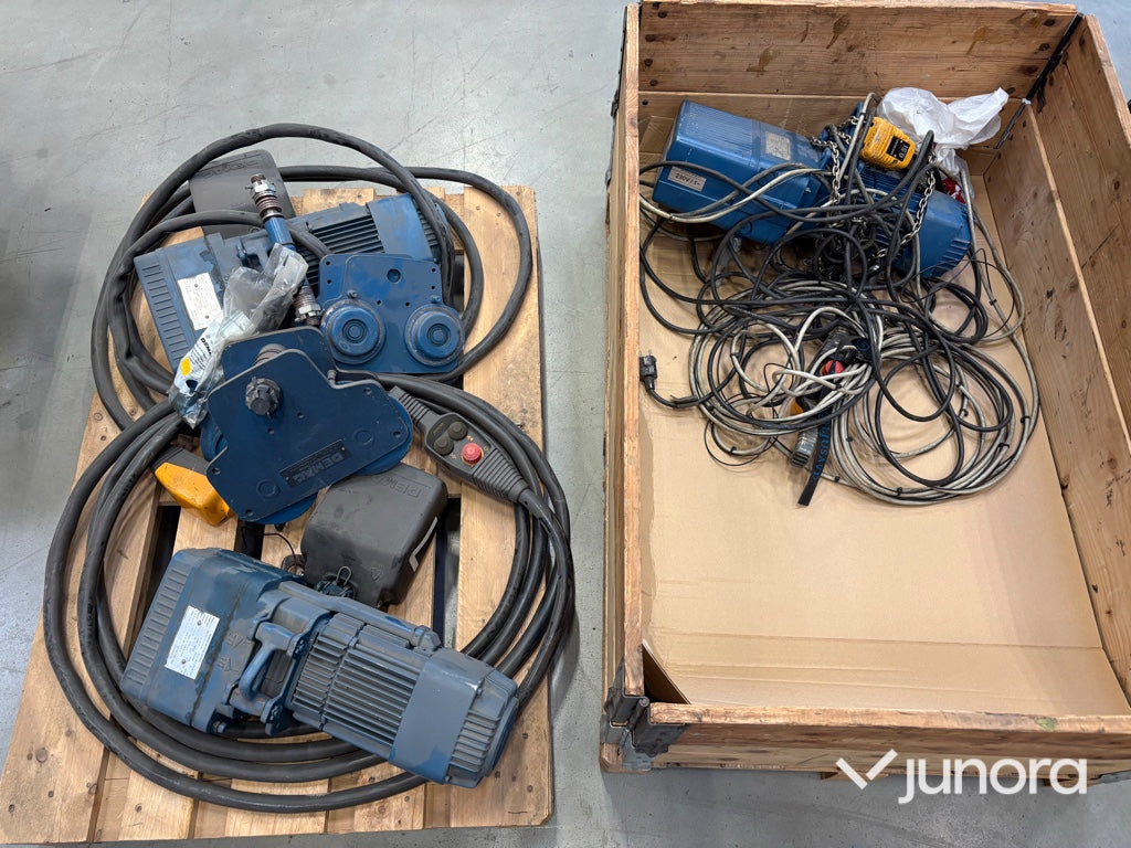 Kättingtelfrar - Demag, 250/500 kg, 3st