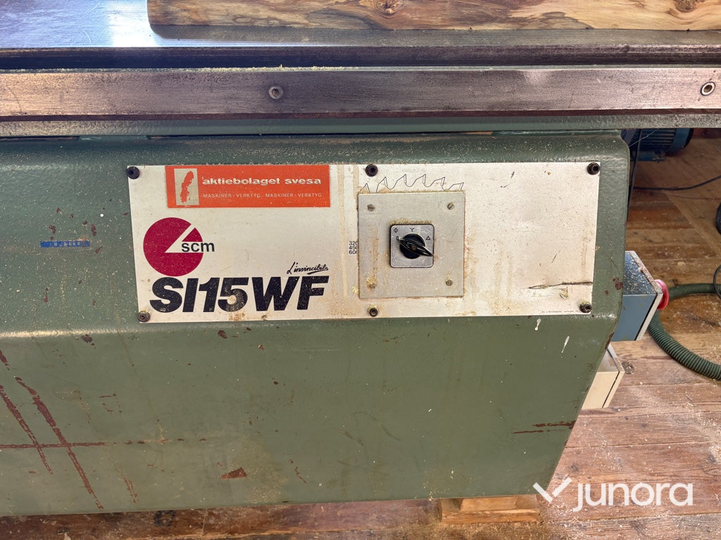Justersåg med skjutbord SCM SI 15 WF