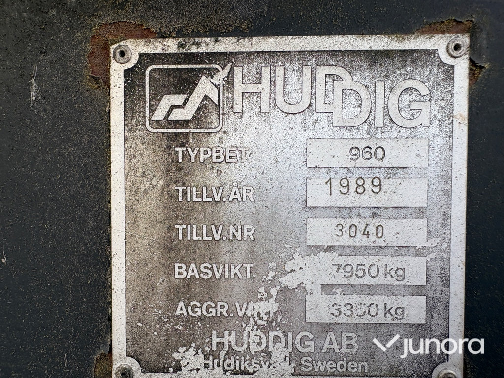 Traktorgrävare Huddig 960