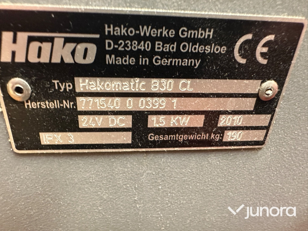 Skurmaskin - Hako Hakomatic B 30 CL