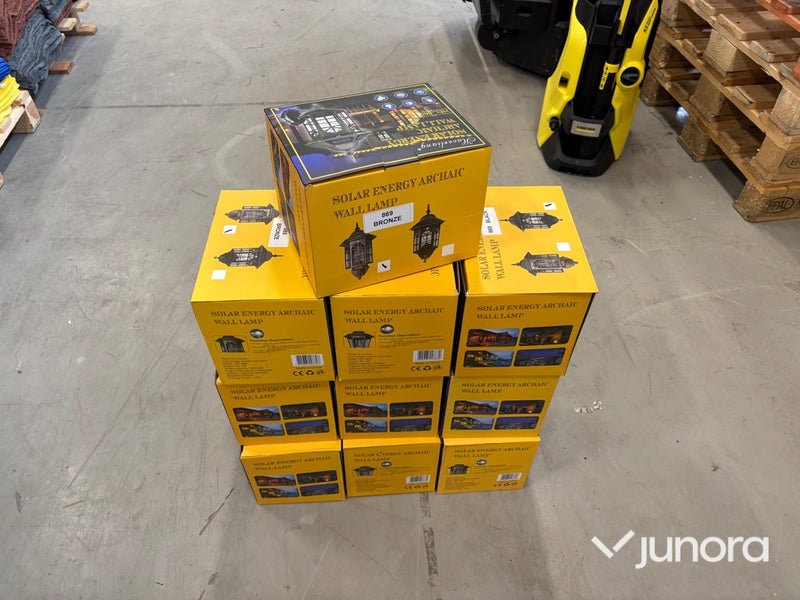 Solcellsdrivna fasadlampor - 10st