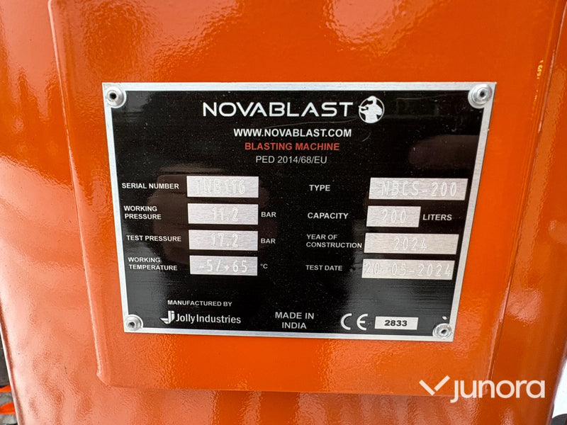 Blästerklocka - med tryckluftsbehållare