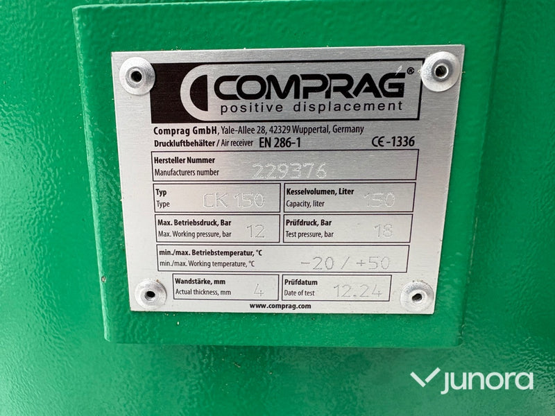 Blästerklocka - med tryckluftsbehållare