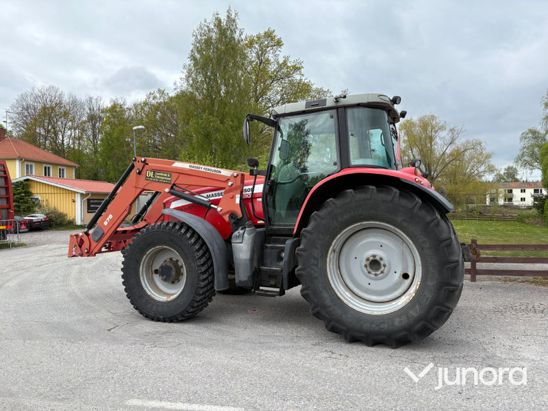 Massey Ferguson 6480 Dyna 6 med lastare och frontlyft