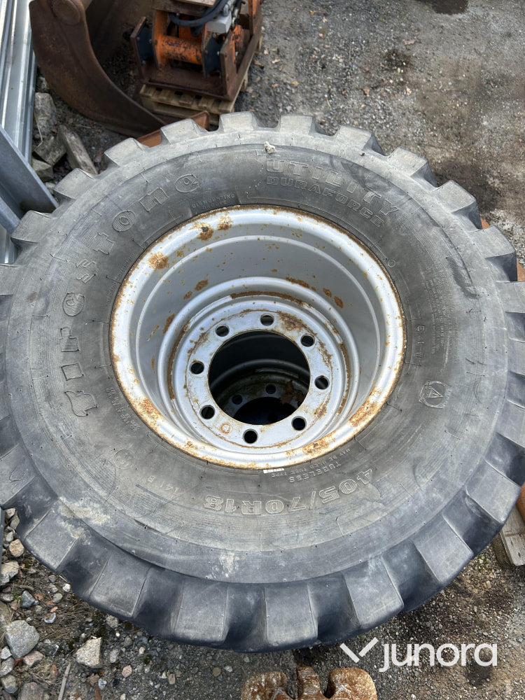 Däck med fälg Firestone Utility Duraforce 405/70R18