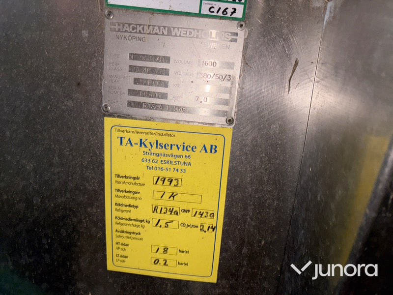 Mjölktank - Hackman Wedholms, DT 963 AB