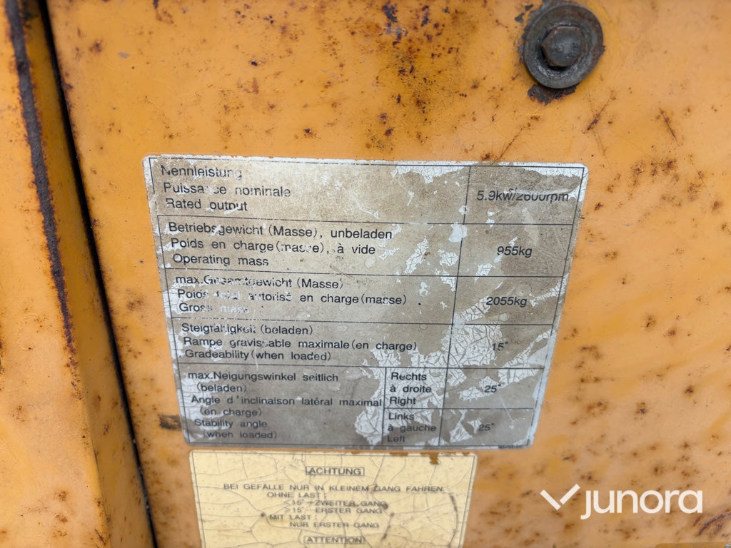 Dumper trevägstipp BFG1005