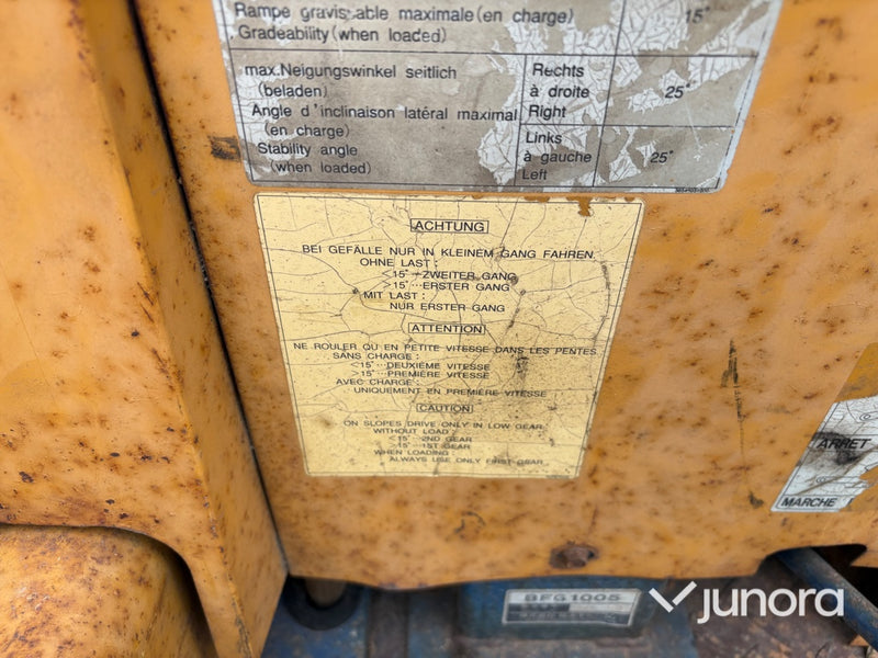 Dumper trevägstipp BFG1005